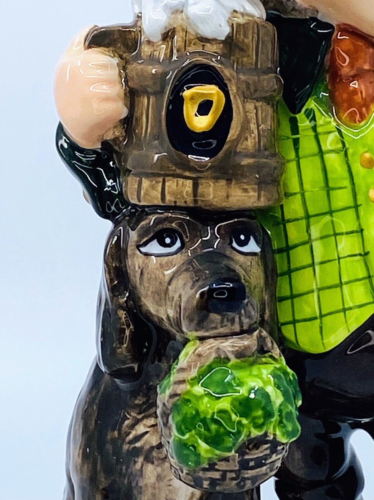 Blue Sky Clayworks: Heather Goldminc; Ceramic, The Shamrock King Leprechaun