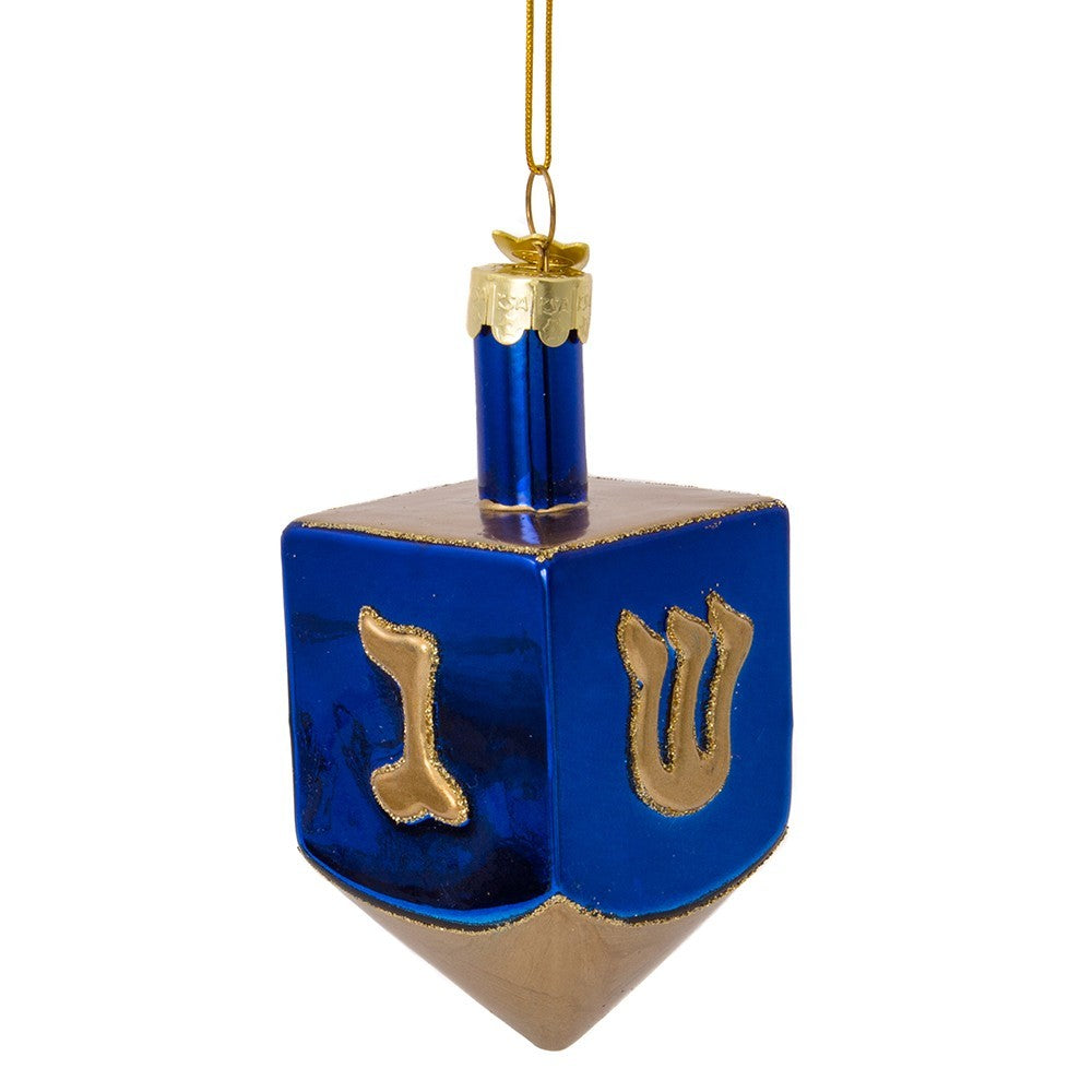 Kurt Adler: Hanukkah; Noble Gems™ Hanukkah Boxed Glass Ornaments, Box Set/3