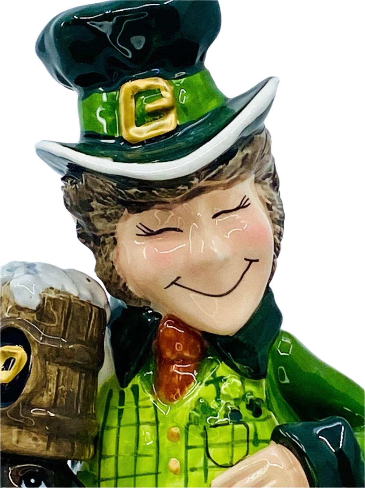 Blue Sky Clayworks: Heather Goldminc; Ceramic, The Shamrock King Leprechaun