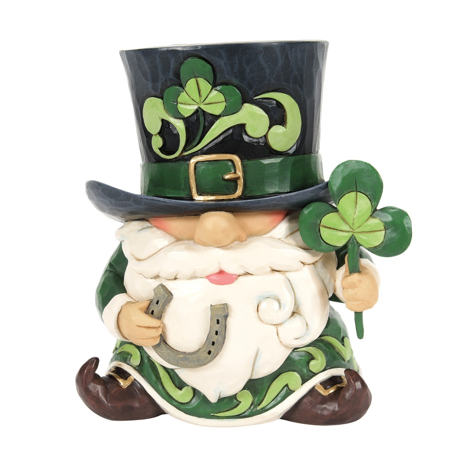 Jim Shore, Heartwood Creek: St Patrick's Day, Leprechaun with Top Hat