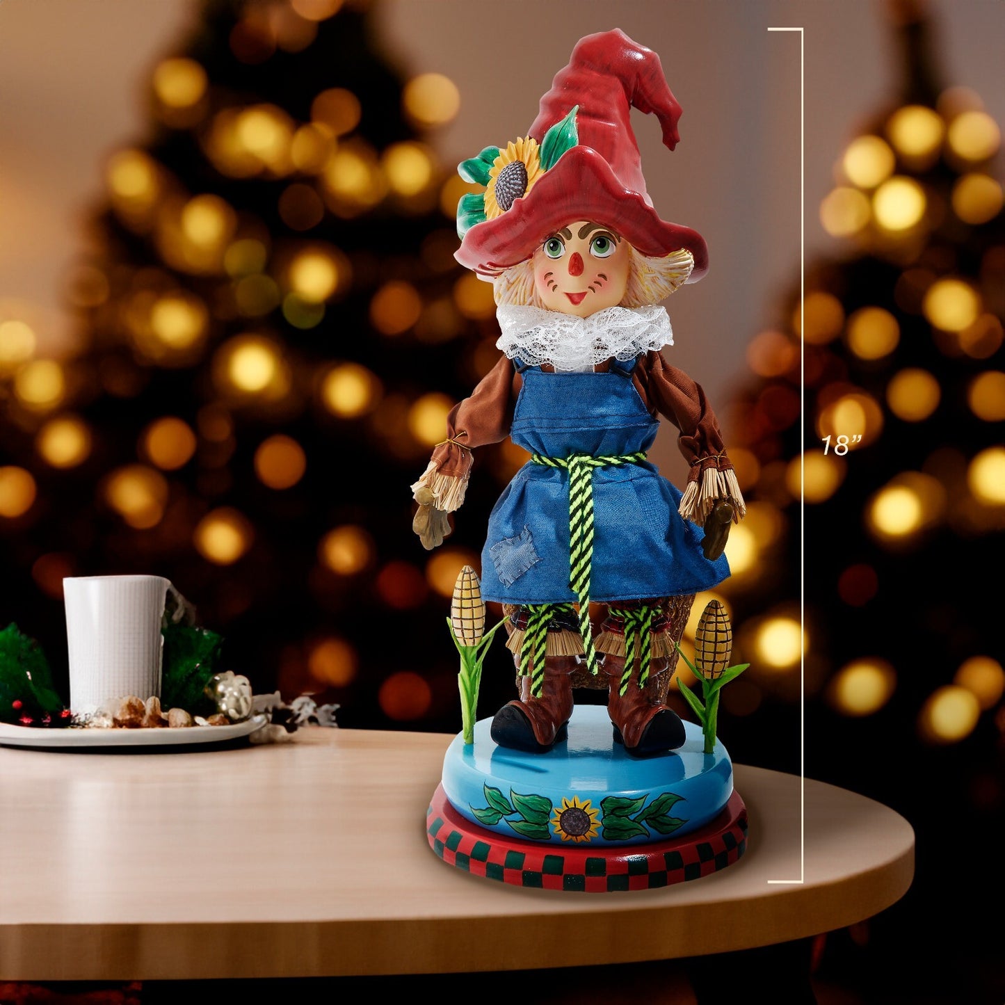 Kurt Adler Hollywood Nutcracker: Wizard of Oz, Scarecrow, HA0721