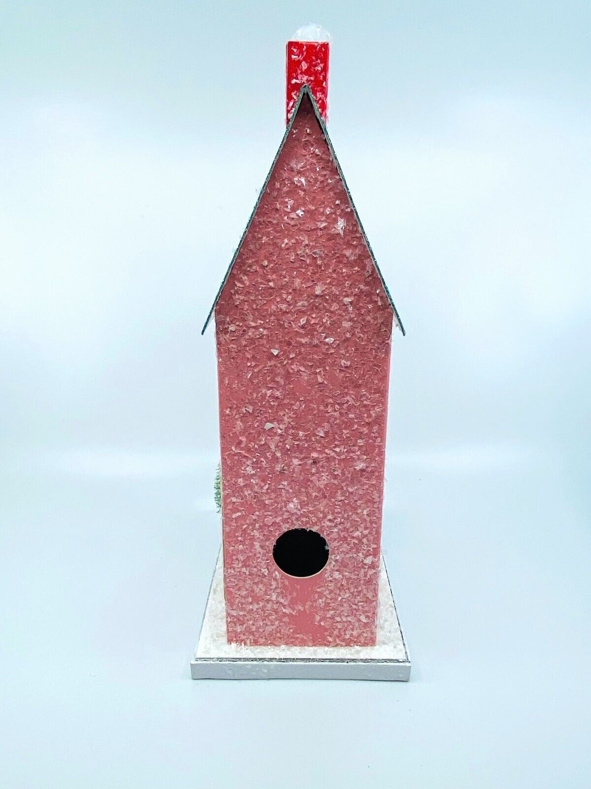 Cody Foster Christmas Light Up Glitter House, Vintage Santa Townhouse, HOU-336