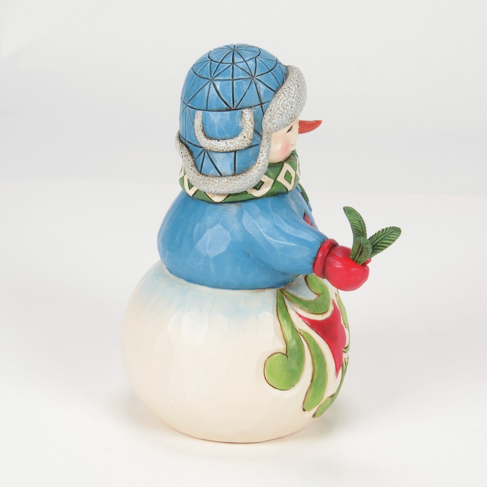 Jim Shore, Heartwood Creek: Christmas, Snowman with Evergreen Sprig