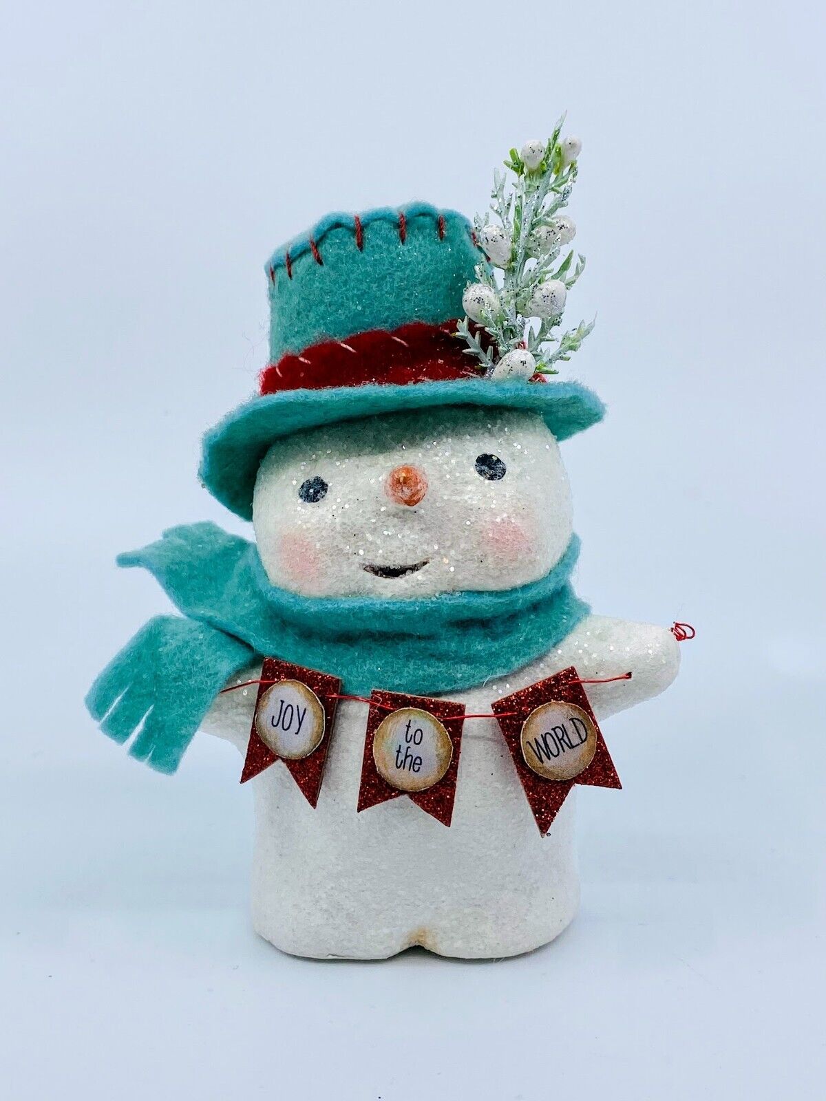 Bethany Lowe Designs: Christmas; Michelle Allen, Joy to the World Snowman