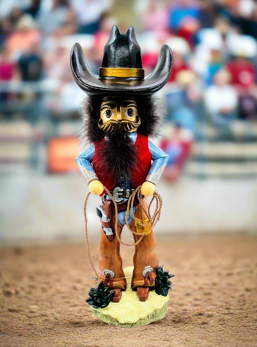 Kurt Adler Hollywood Nutcracker: Cowboy with Lasso, HA0765