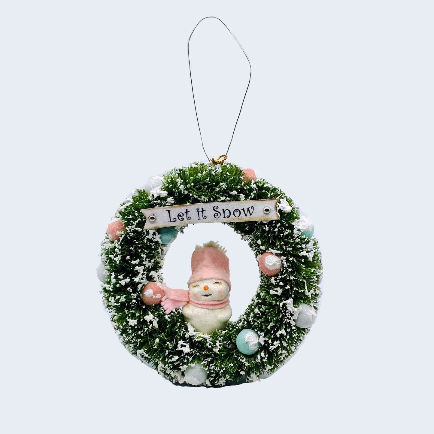 Bethany Lowe Designs: Raggedy Pants; Michelle Allen, Let it Snowgirl in Wreath