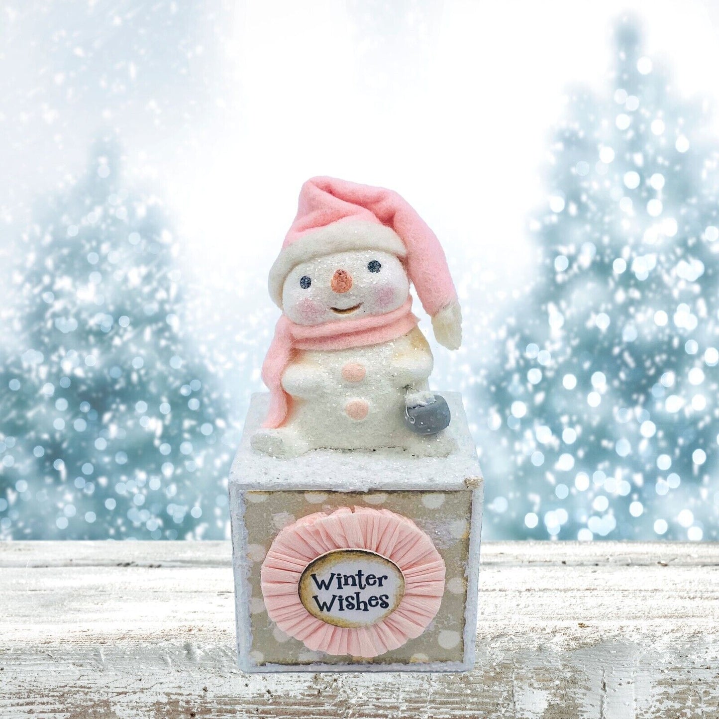 Bethany Lowe Designs: Raggedy Pants; Michelle Allen, Winter Wishes Snowgirl