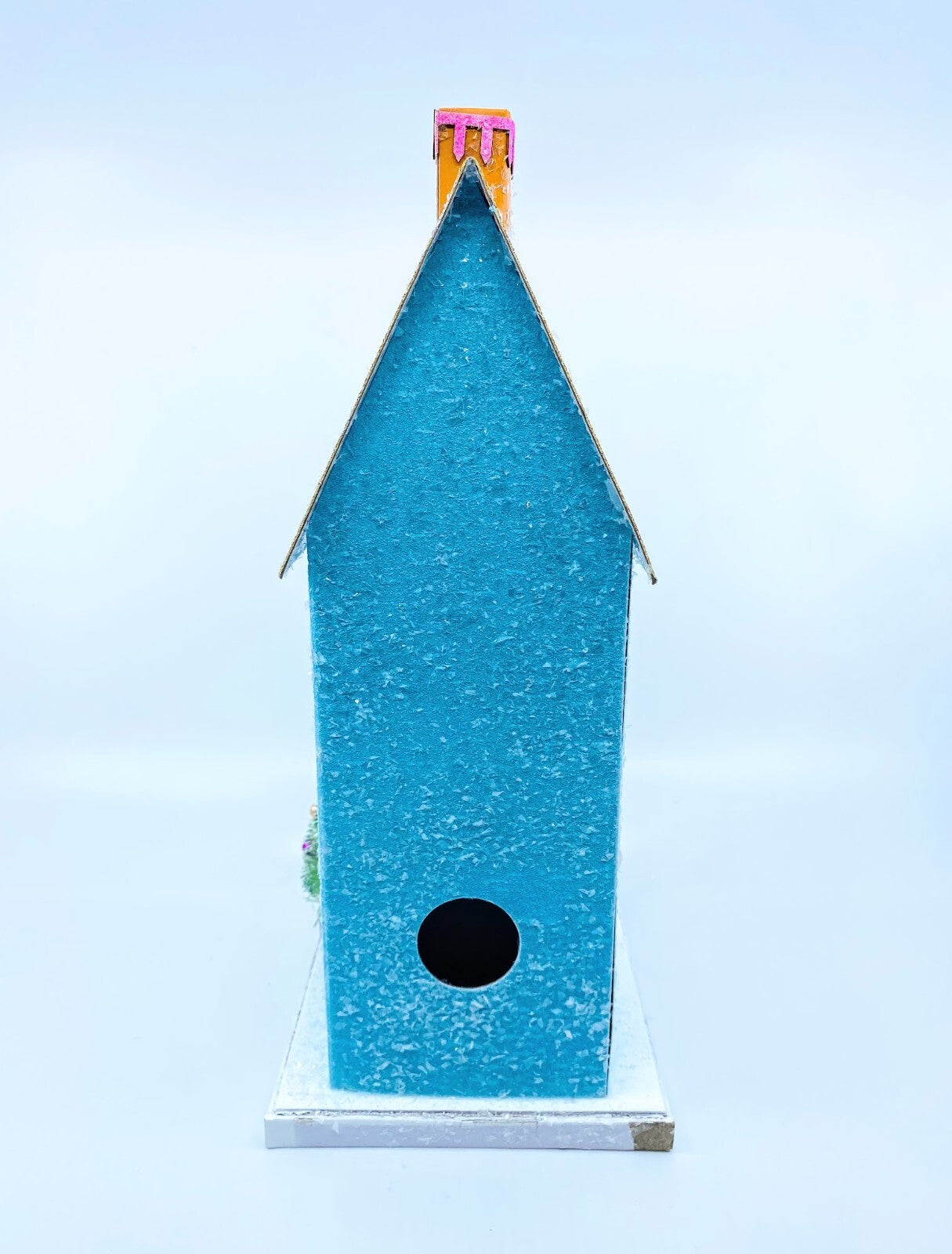 Cody Foster Christmas Light Up House, Glitter House, Blue Townhouse, HOU-341