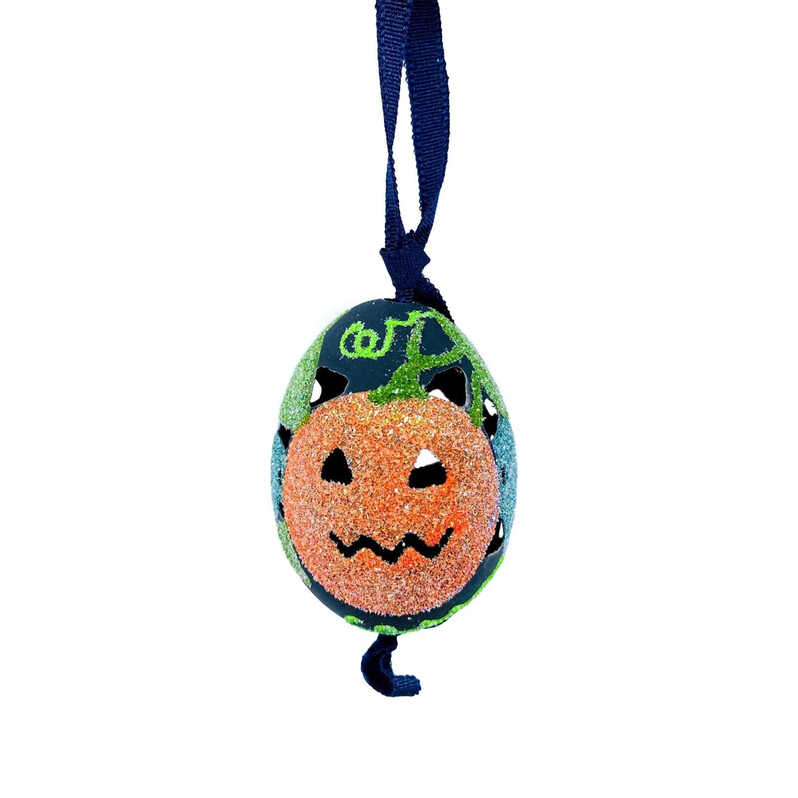 Halloween Egg Ornament: Happy Jack O'Lantern