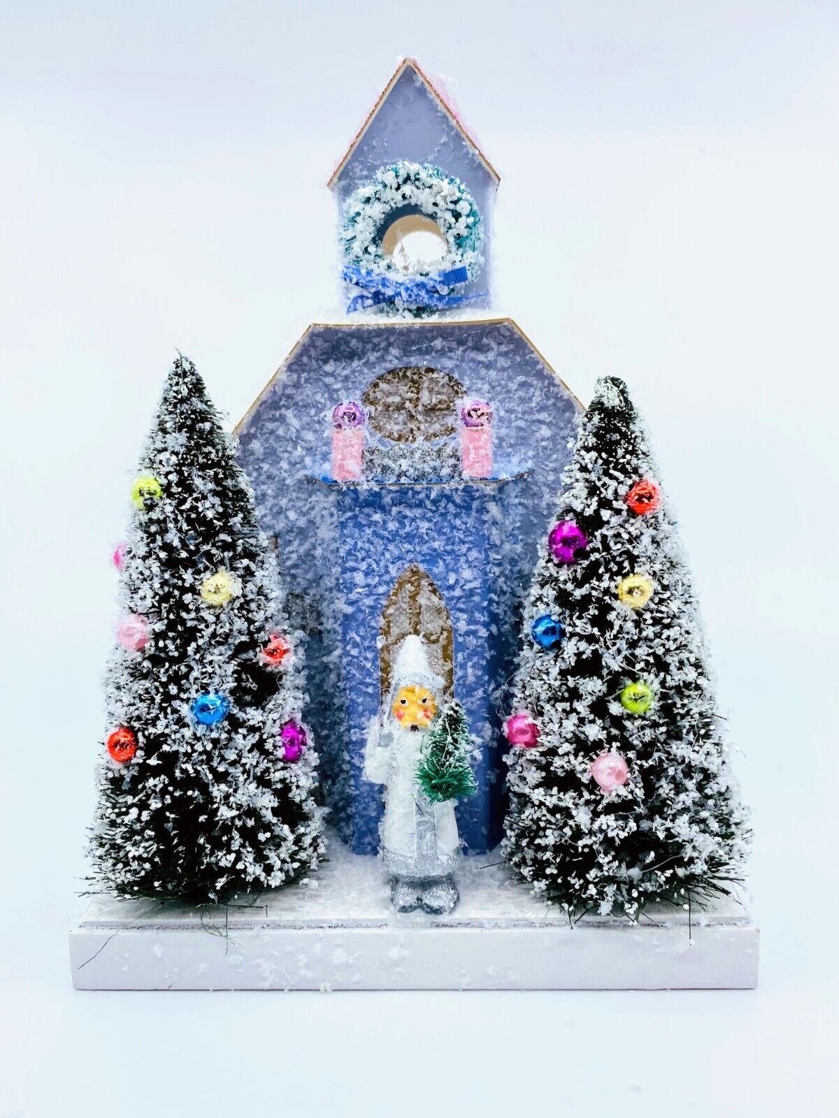 Cody Foster Light Up Christmas House, Glitter House, Petite Purple House, HOU377