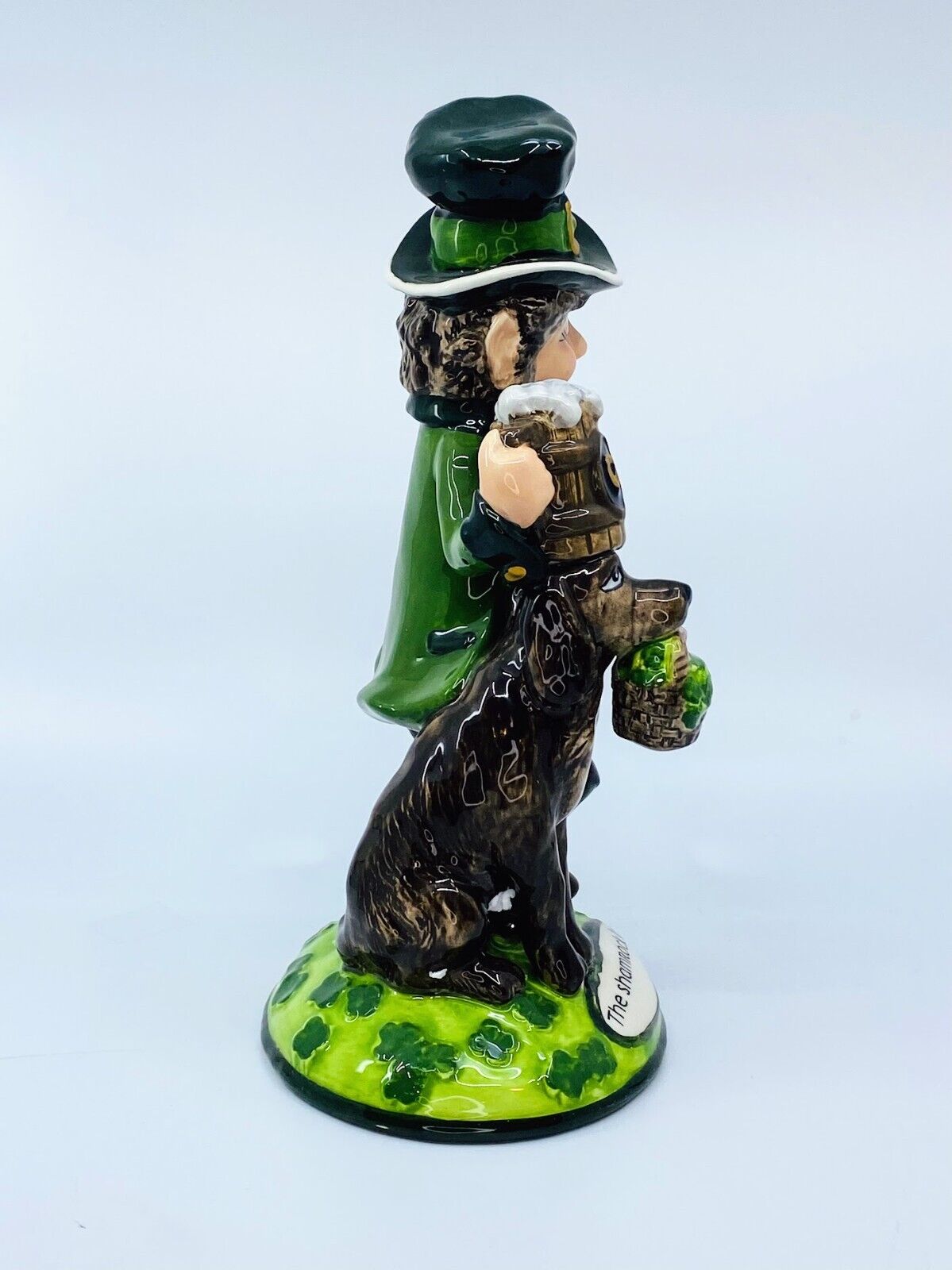 Blue Sky Clayworks: Heather Goldminc; Ceramic, The Shamrock King Leprechaun