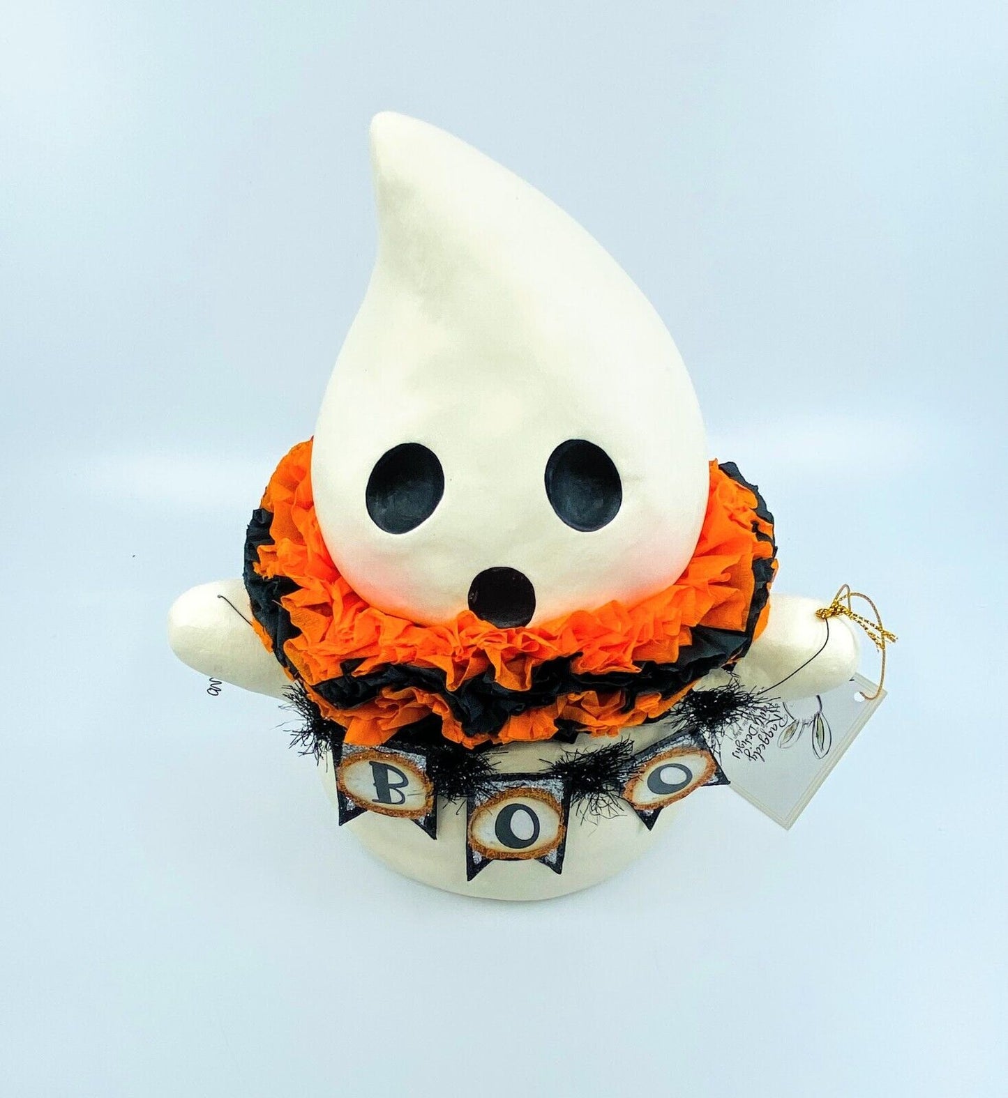 Bethany Lowe Designs: Halloween; Michelle Allen, Boo Ghostie Large, Item#MA-0413
