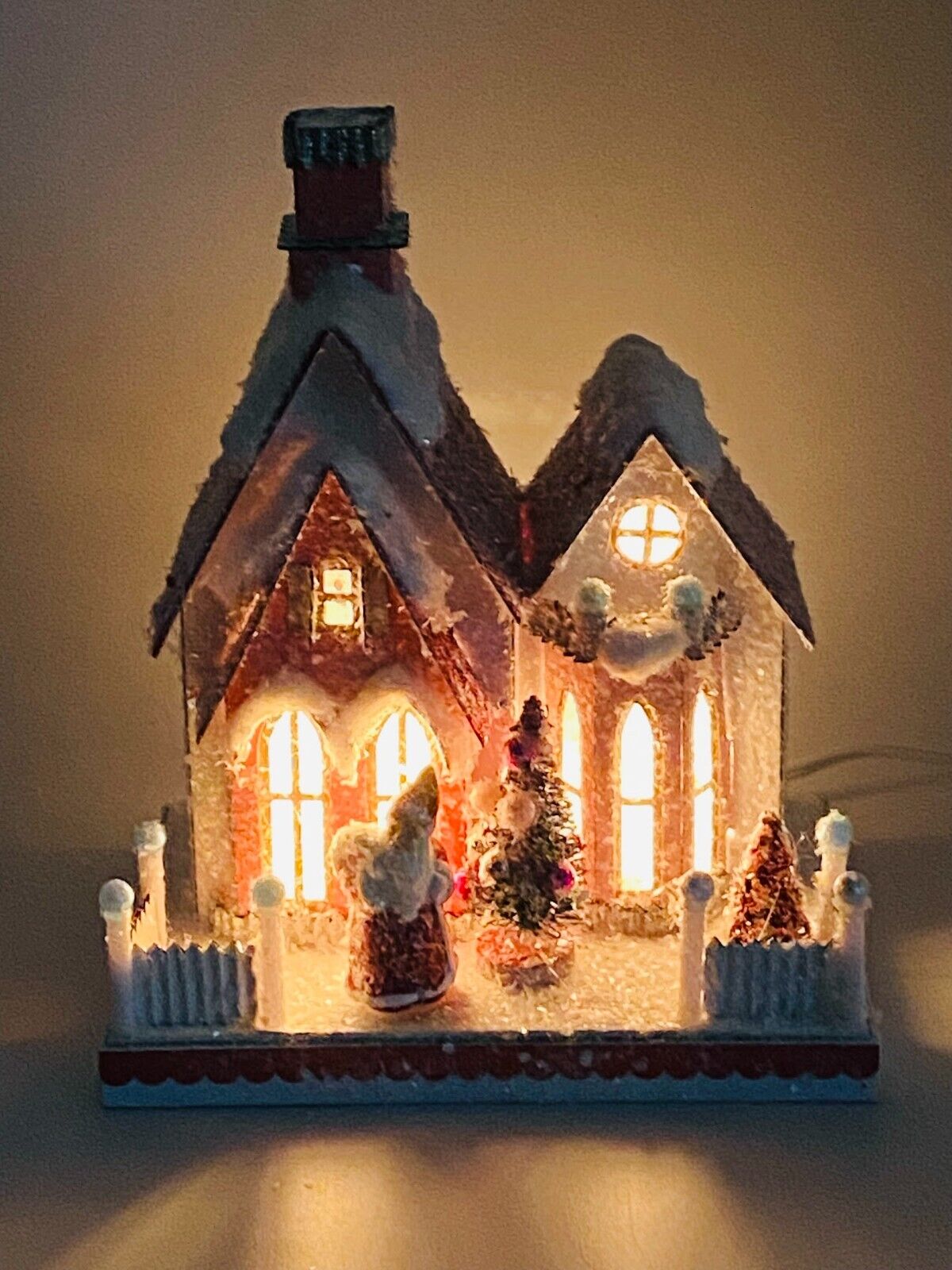 Cody Foster Light Up Christmas House, Glitter House, Merry Holiday House, HOU405