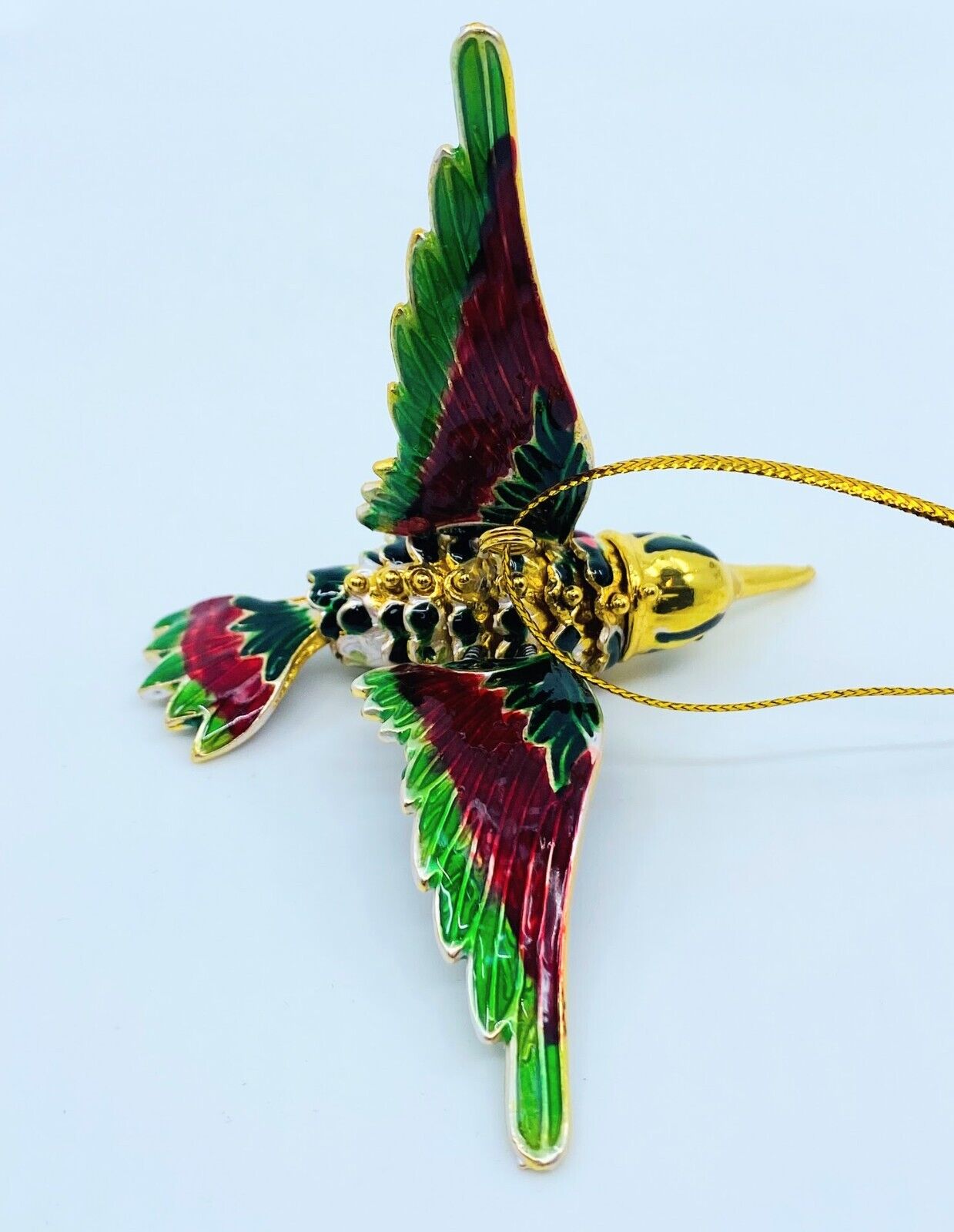 Kubla Craft: Hummingbird Ornament, (Articulated)