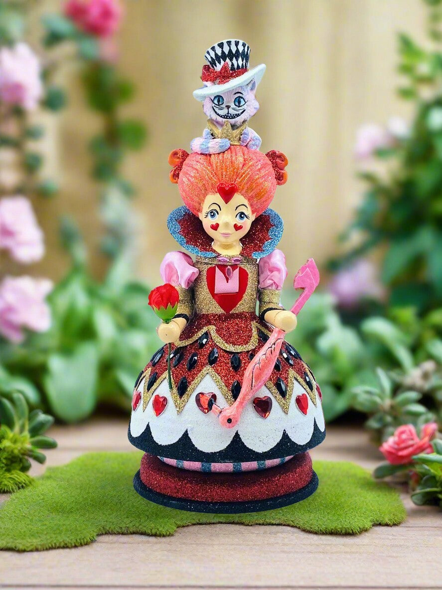 Kurt Adler Hollywood Nutcracker: Alice in Wonderland, Queen of Hearts, HA0763