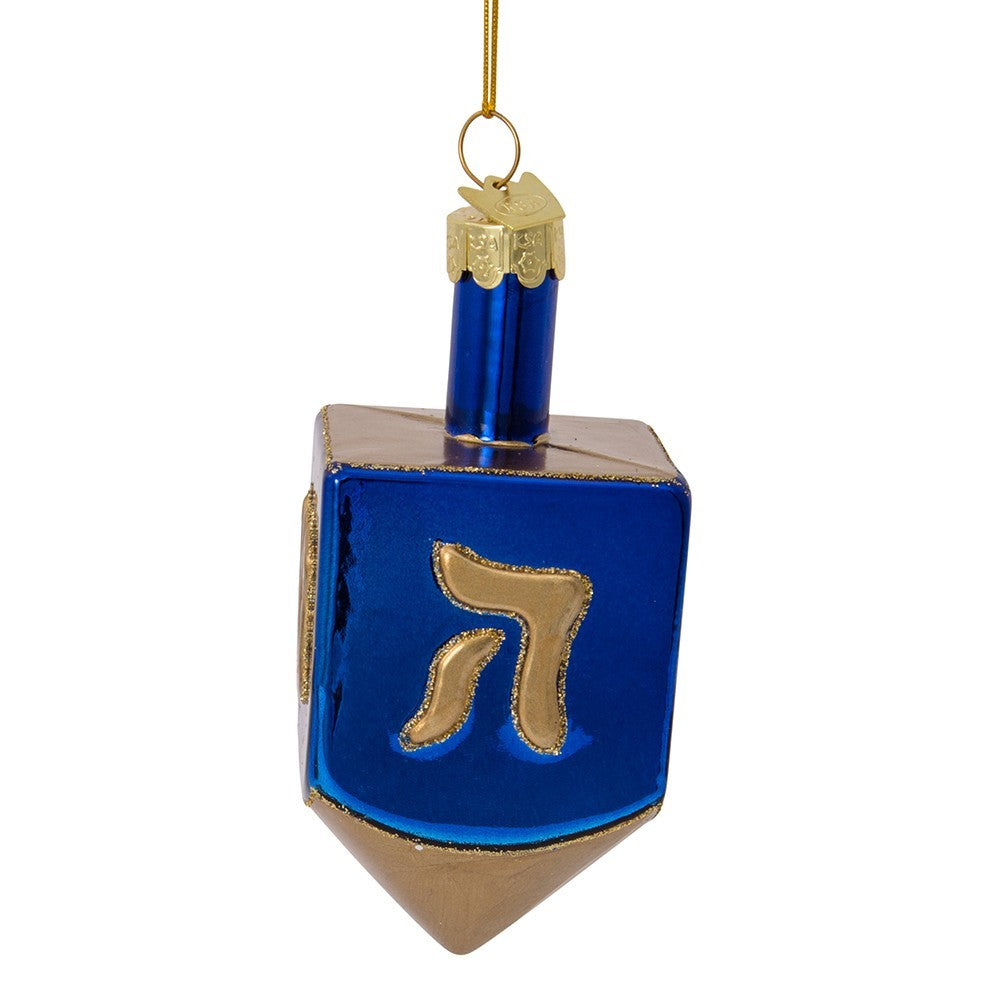 Kurt Adler: Hanukkah; Noble Gems™ Hanukkah Boxed Glass Ornaments, Box Set/3