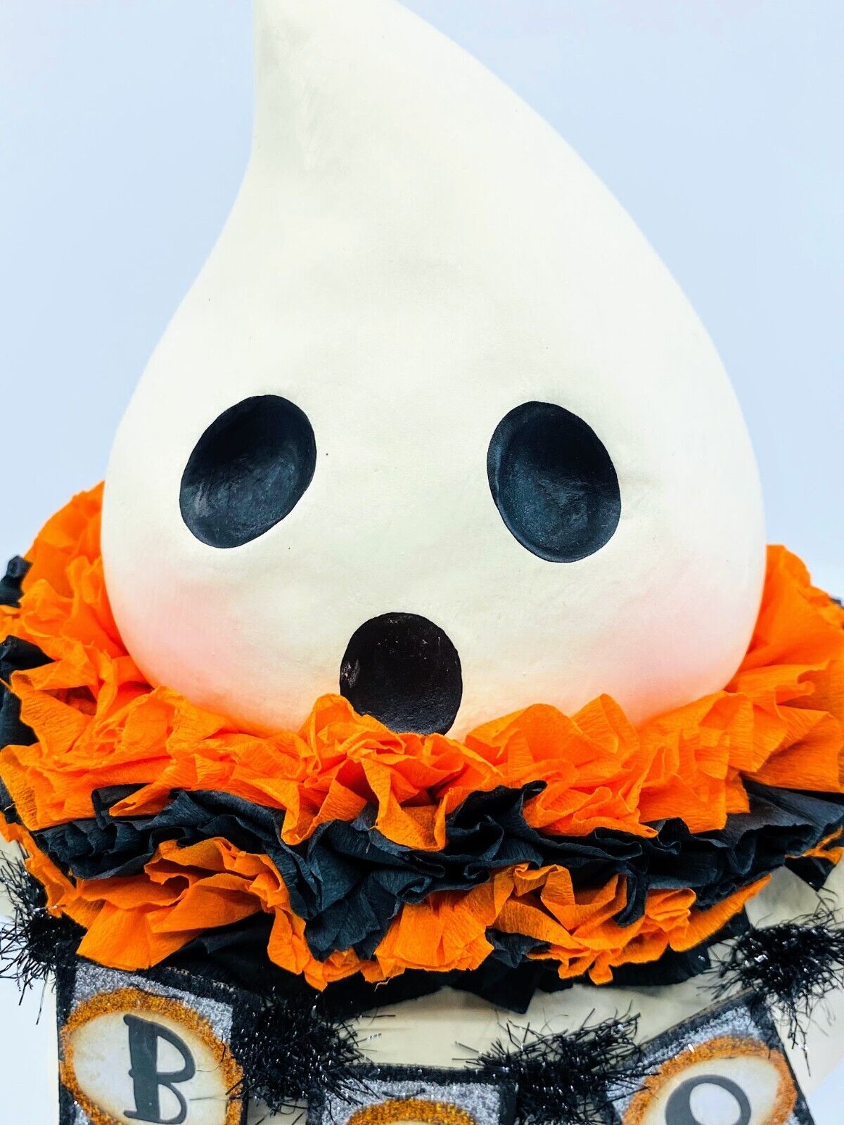 Bethany Lowe Designs: Halloween; Michelle Allen, Boo Ghostie Large, Item#MA-0413