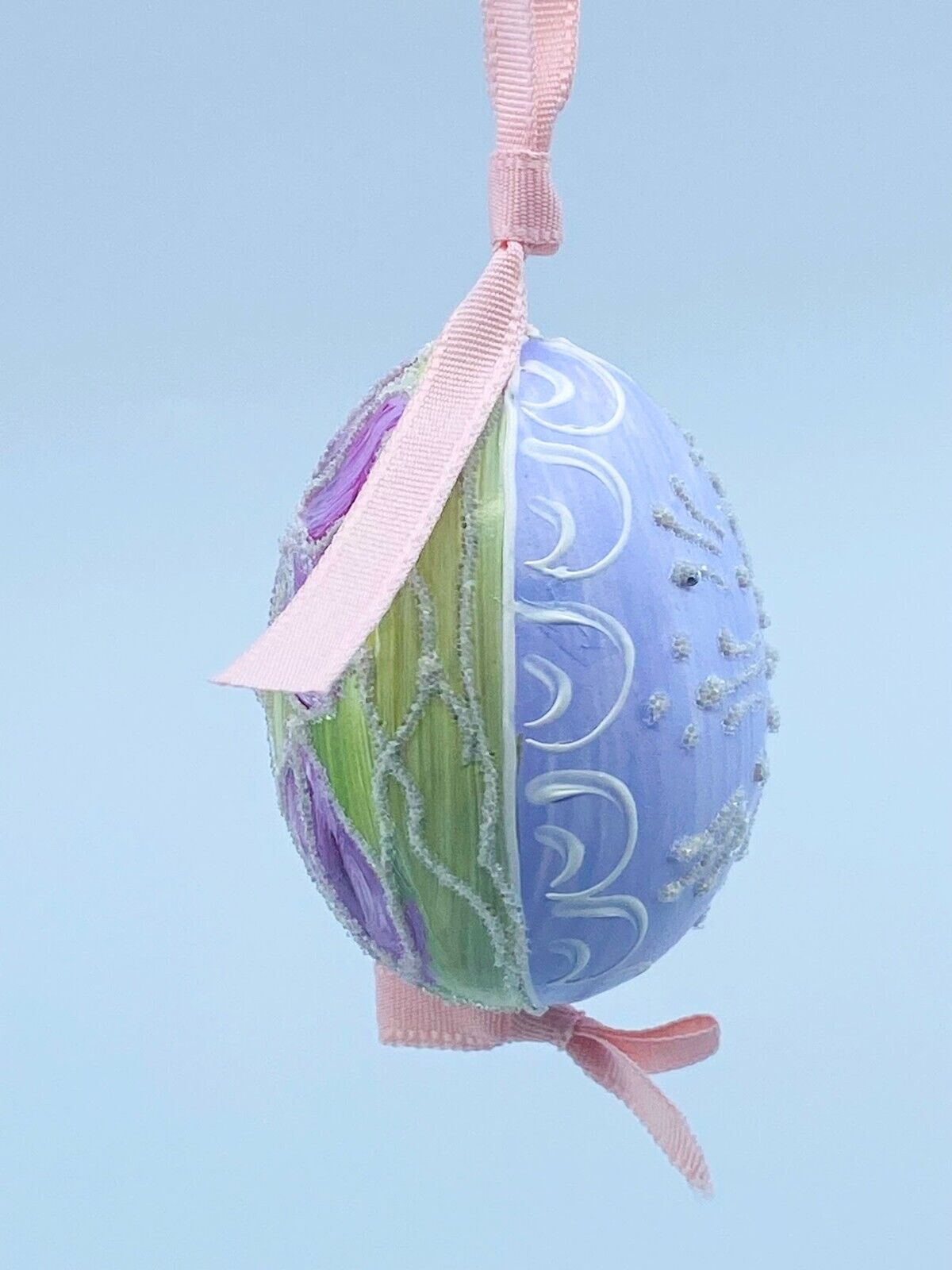 Easter Egg Ornament: Spring Flowering Bulbs