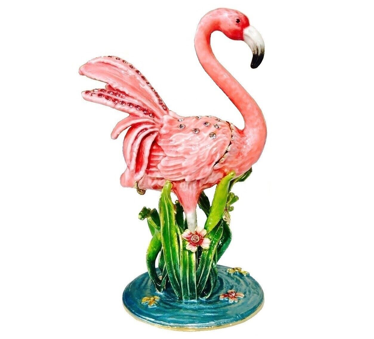 Kubla Craft Trinket Box: Flamingo Box