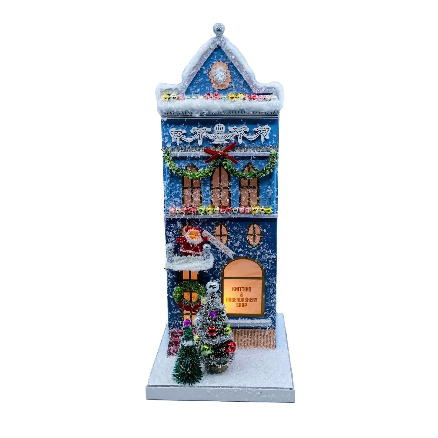 Cody Foster Christmas Light Up House, Knitting & Haberdashery Shoppe, #HOU-400