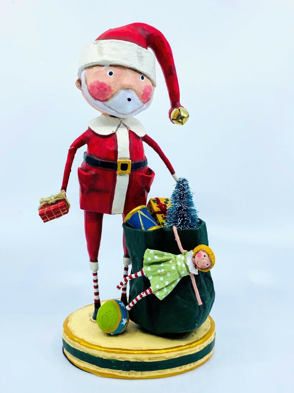 ESC Company: Lori Mitchell; Christmas, Santa and His Sack, Item# 13332