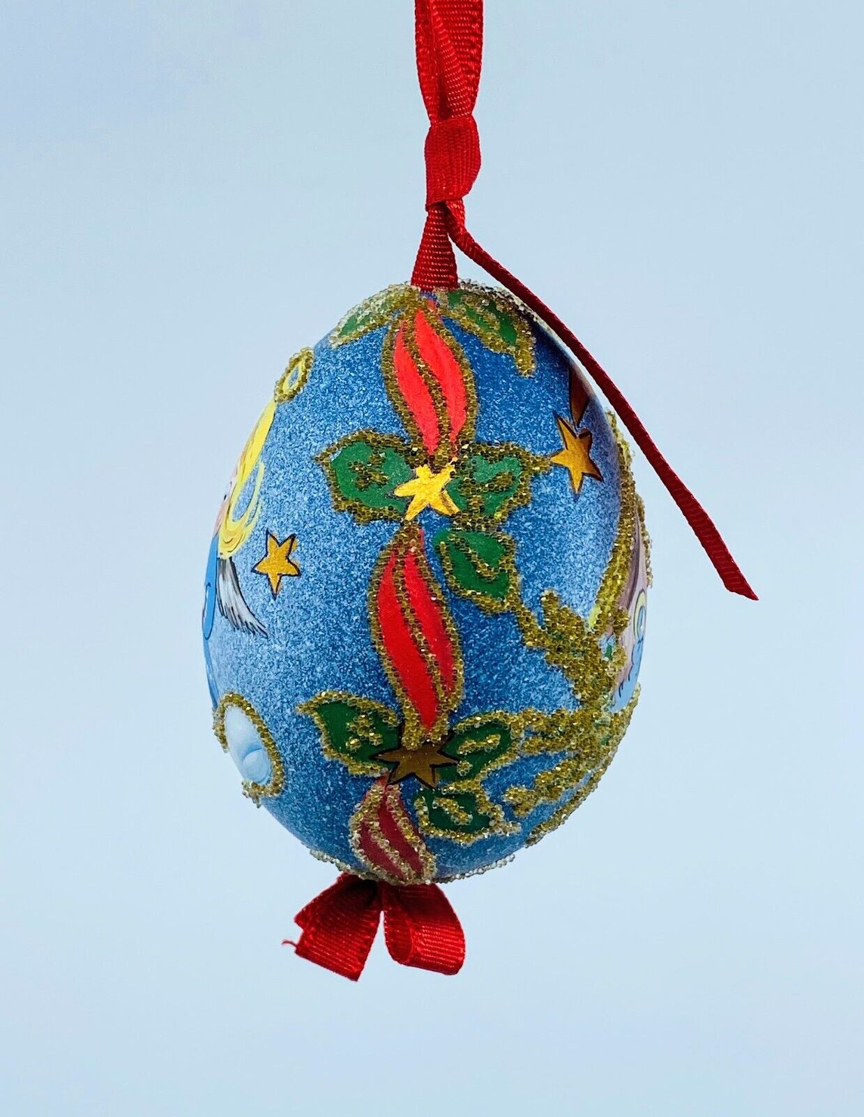 Christmas Egg Ornament: Christmas Angel