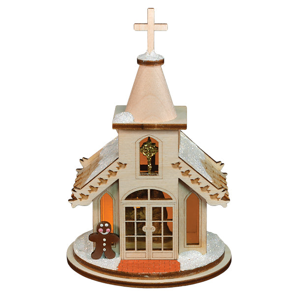 Old World Christmas: Nativity Chapel Ornament