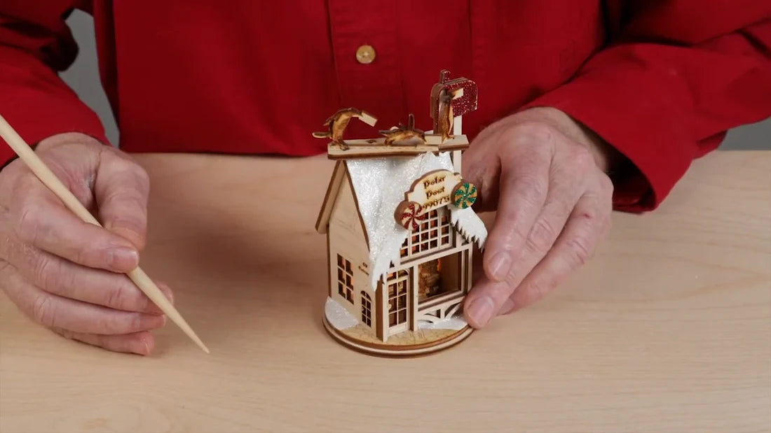 Old World Christmas: Polar Post Office Ornament