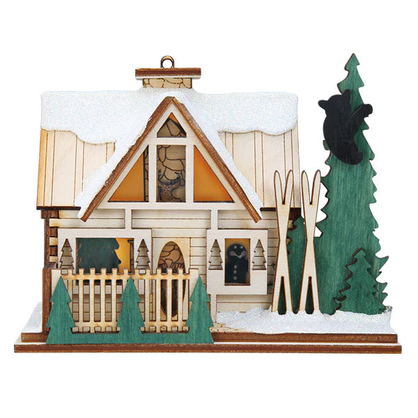 Old World Christmas: Santa's Ski Lodge