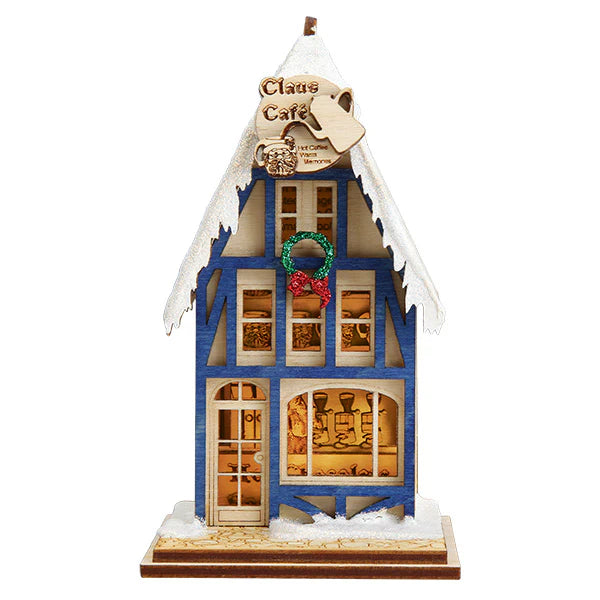 Old World Christmas Ginger Cottage: Claus Café Coffee Shop