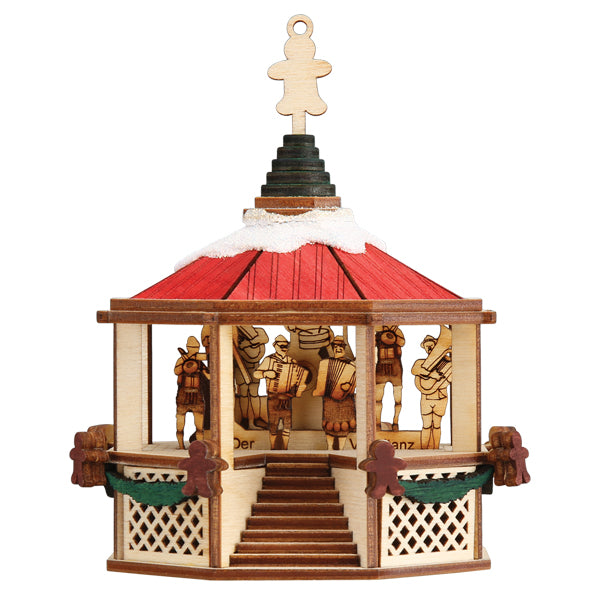 Old World Christmas Ginger Cottages: Oompah Gazebo
