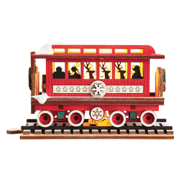 Old World Christmas: Passenger Car Elves