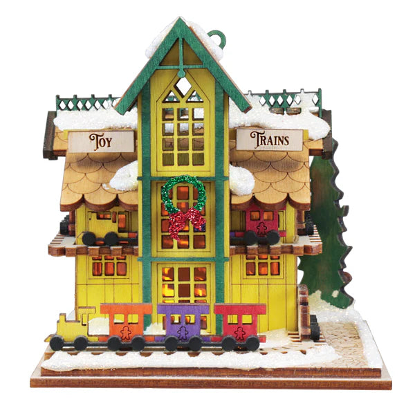 Old World Christmas: Toy Train Shop