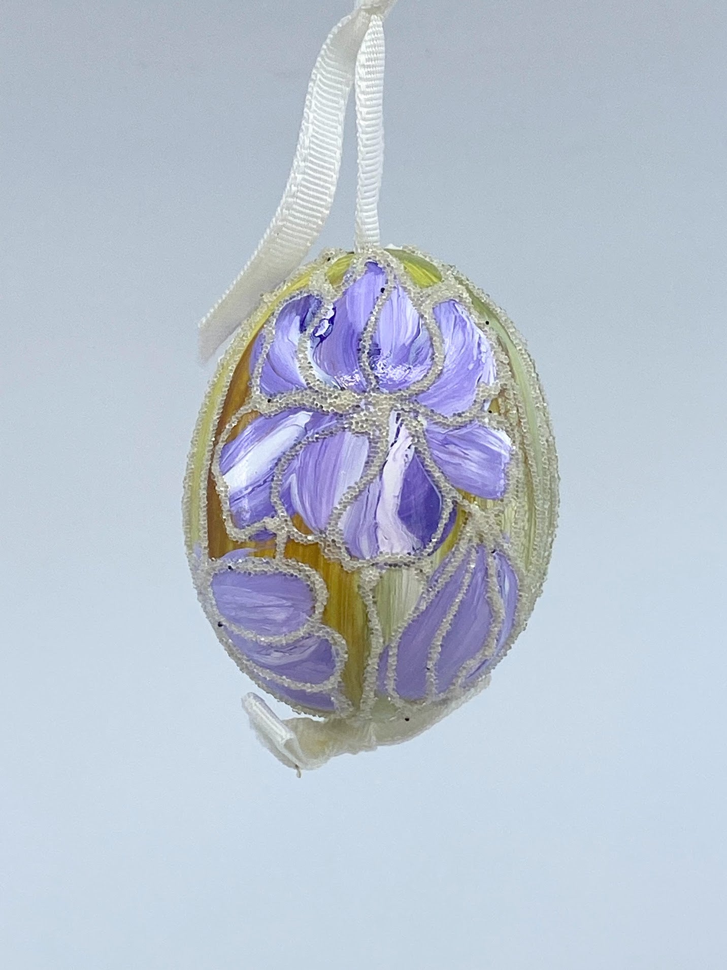 Easter Egg Ornament: Spring Flowering Bulbs