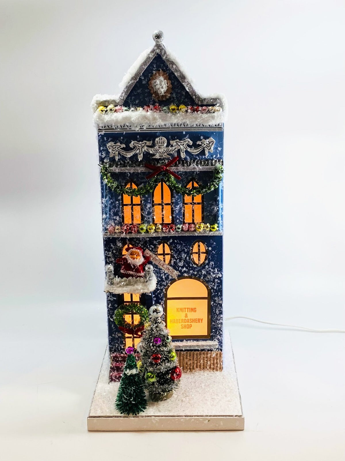 Cody Foster Christmas Light Up House, Knitting & Haberdashery Shoppe, #HOU-400