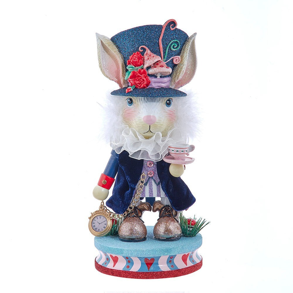 Kurt Adler Hollywood Nutcracker: Alice in Wonderland, The White Rabbit