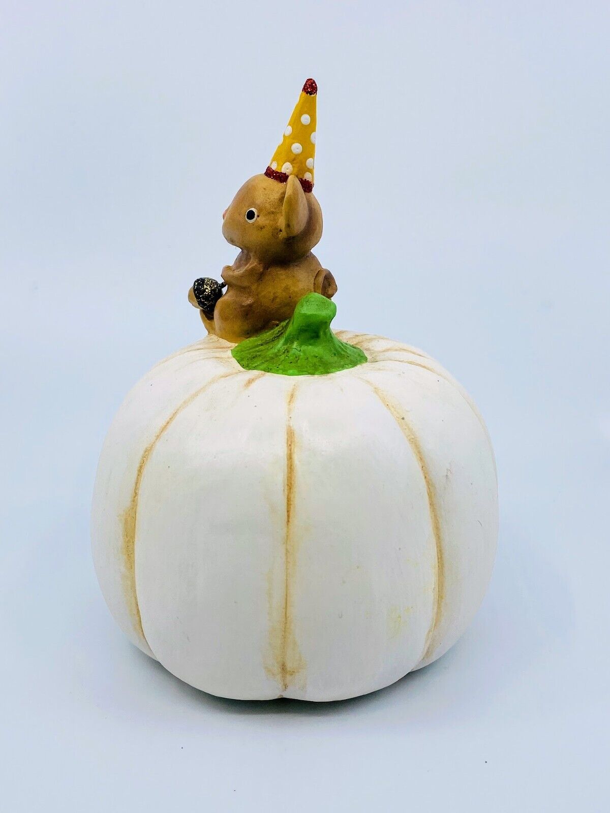 Bethany Lowe Designs: Halloween; Michelle Allen, Happy Fall Mouse on Pumpkin