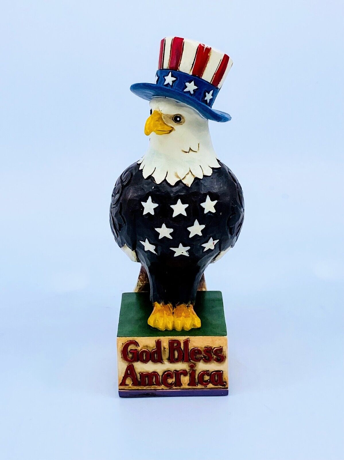 Jim Shore; Heartwood Creek, 4th of July, Patriotic Eagle, "Freedom Reigns"