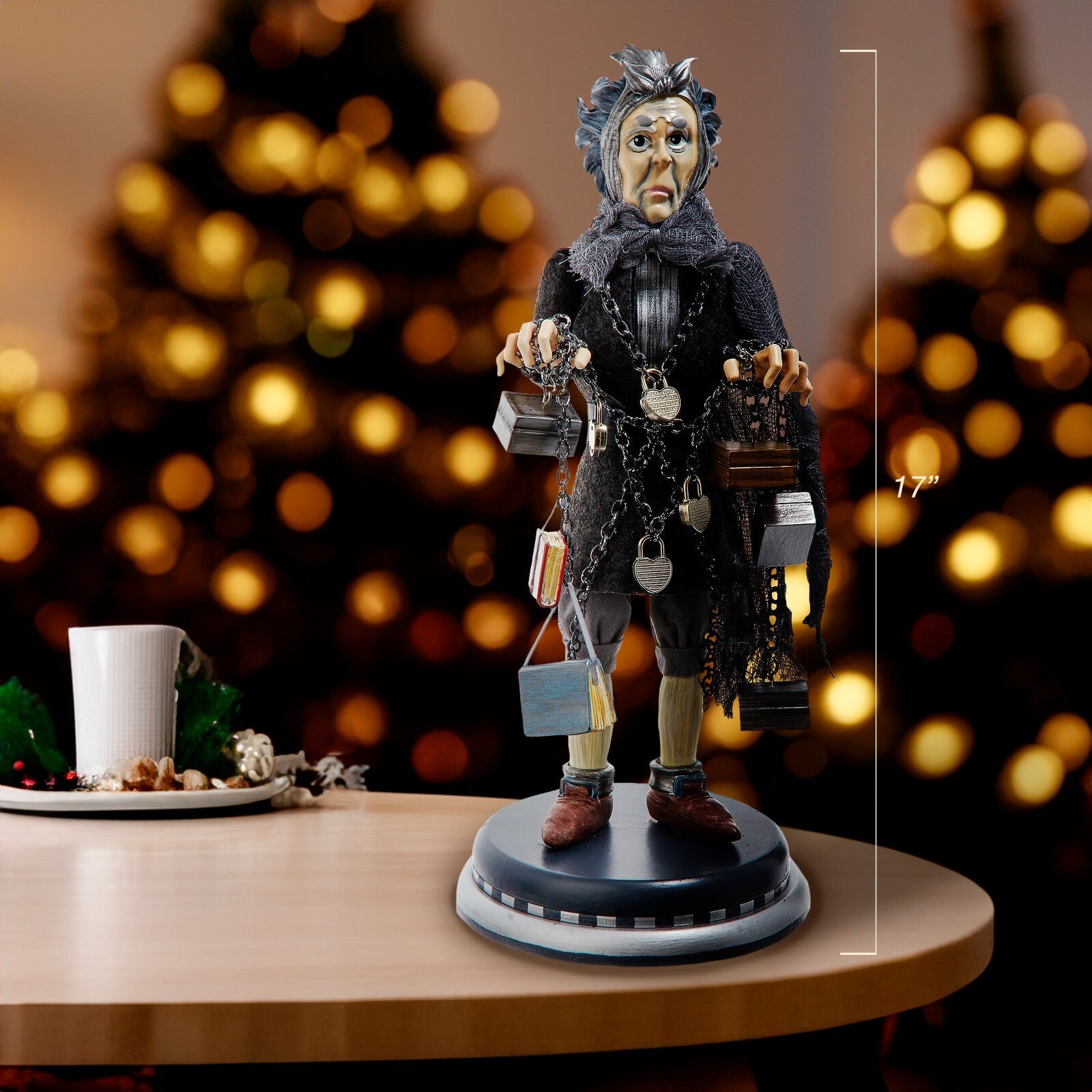 Kurt Adler Hollywood Nutcracker: A Christmas Carol, Bob Marley, HA0727