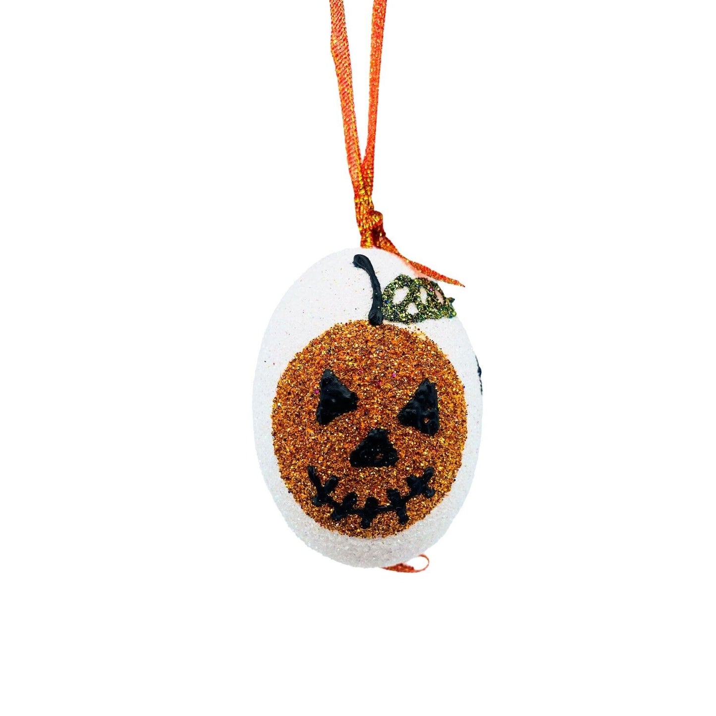 Halloween Ornament: Peter Priess Egg; Halloween Pumpkin