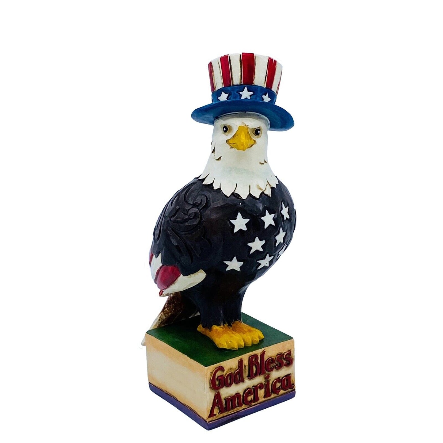 Jim Shore; Heartwood Creek, 4th of July, Patriotic Eagle, "Freedom Reigns"