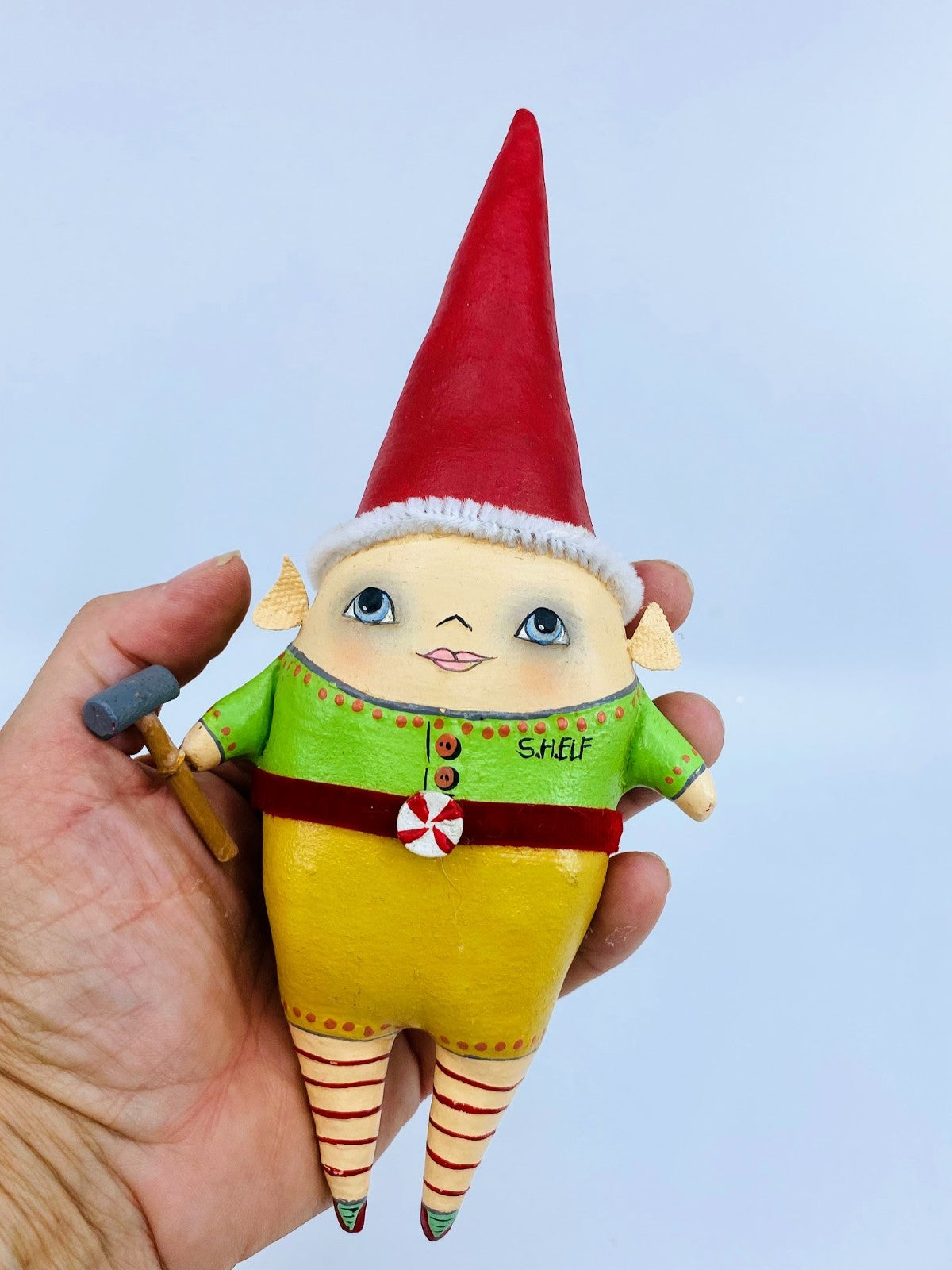 Bethany Lowe Designs: Christmas; Robin Seeber, Santa's Helper Elf Ornament