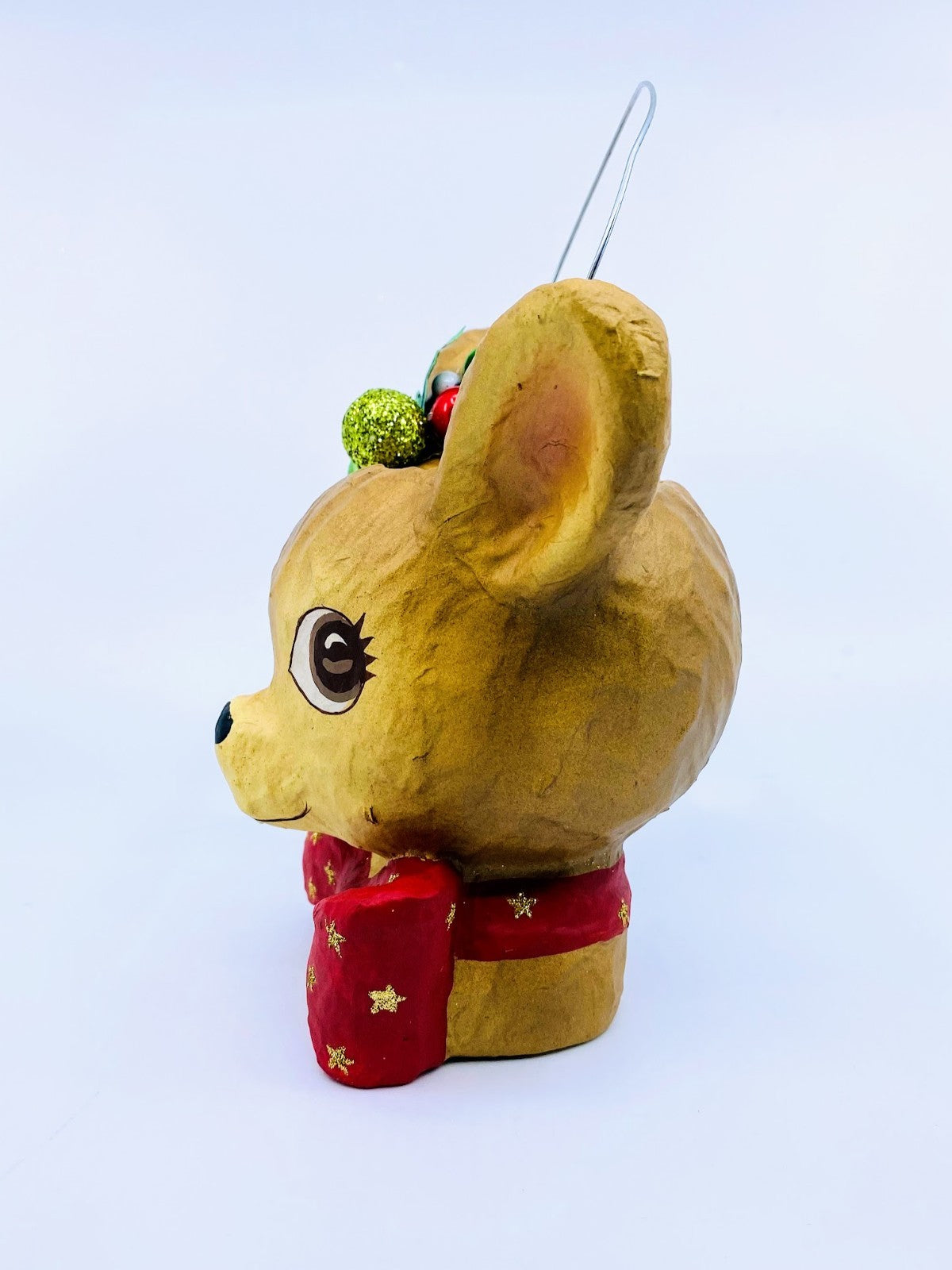 Bethany Lowe Designs: Christmas; Small Fawnie Bucket, Item# 3316