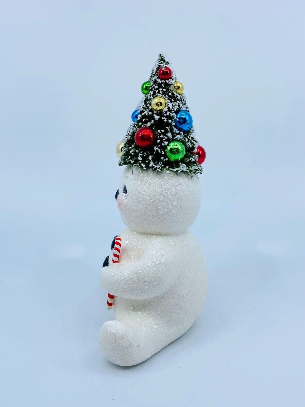 Bethany Lowe Designs: Retro Candy Cane Snowman w/Tree