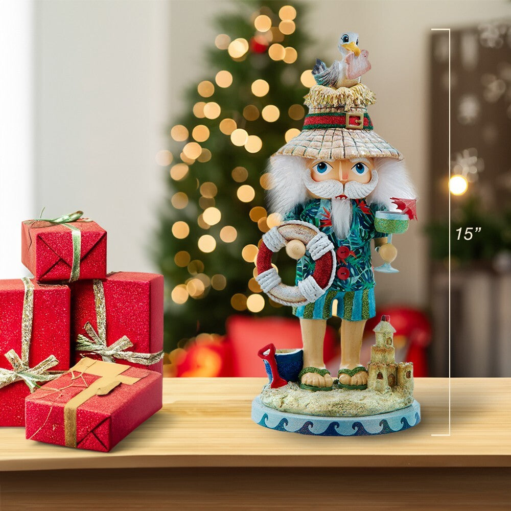 Kurt Adler Hollywood Nutcracker: Beach Nutcracker, HA0711