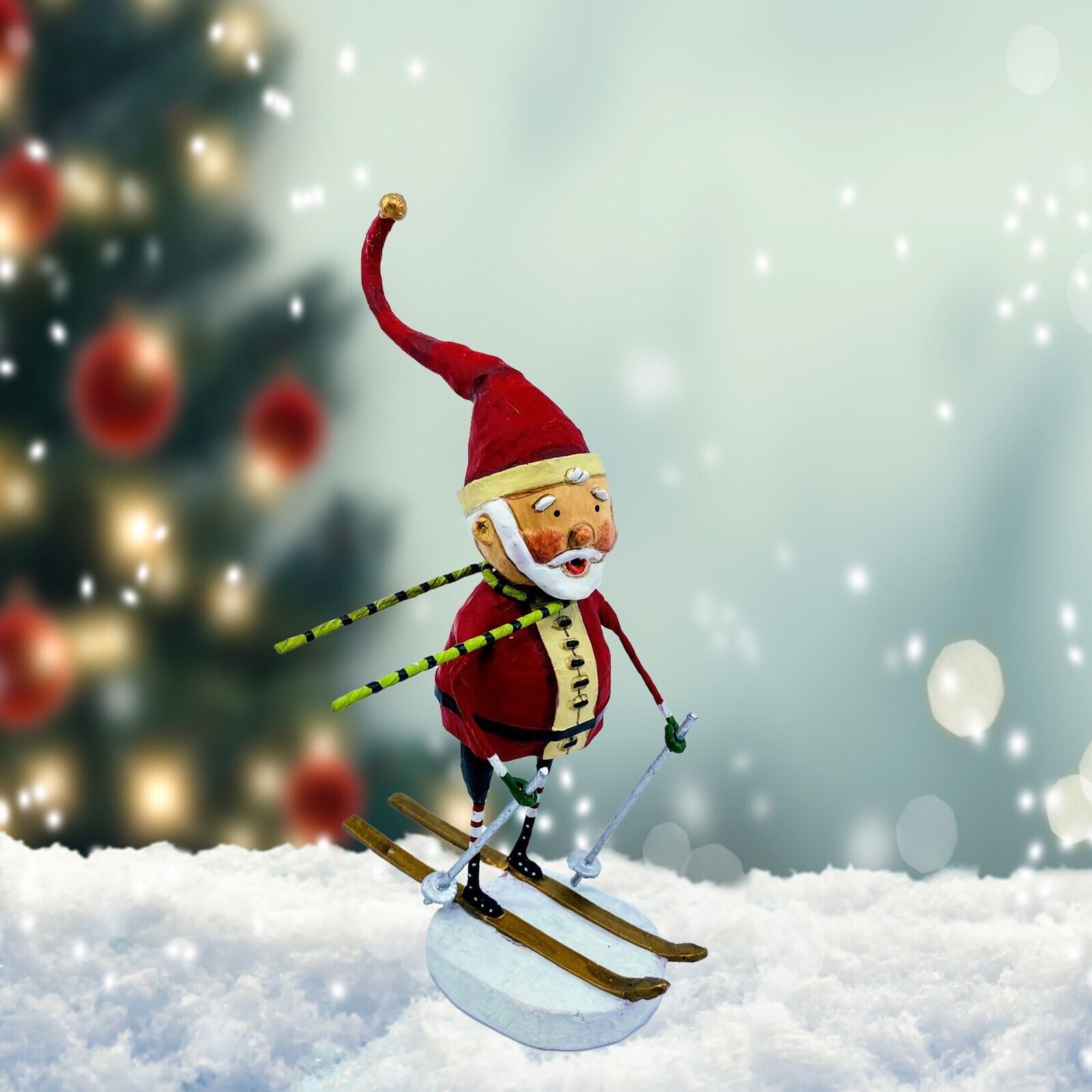 Lori Mitchell: Downhill Santa