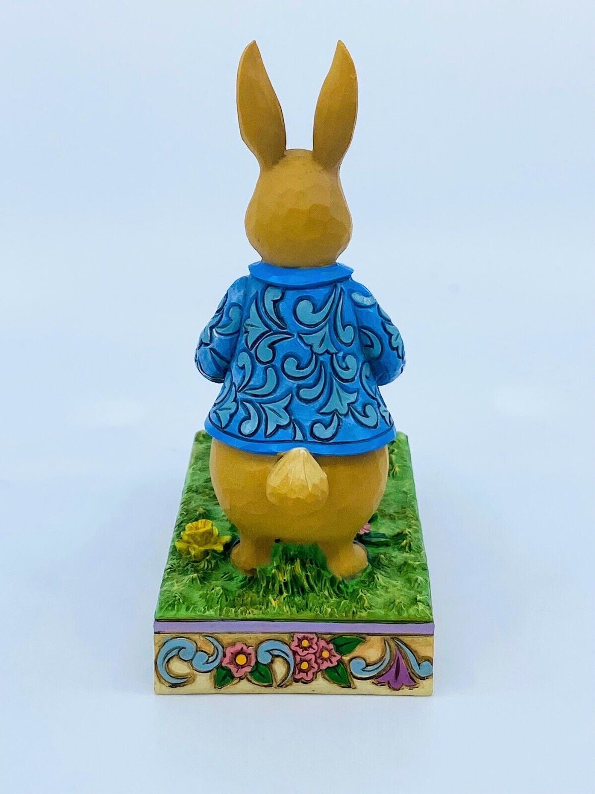 Enesco, Jim Shore Heartwood Creek, Peter Rabbit w/Wheelbarrel, "Full of Flowers"