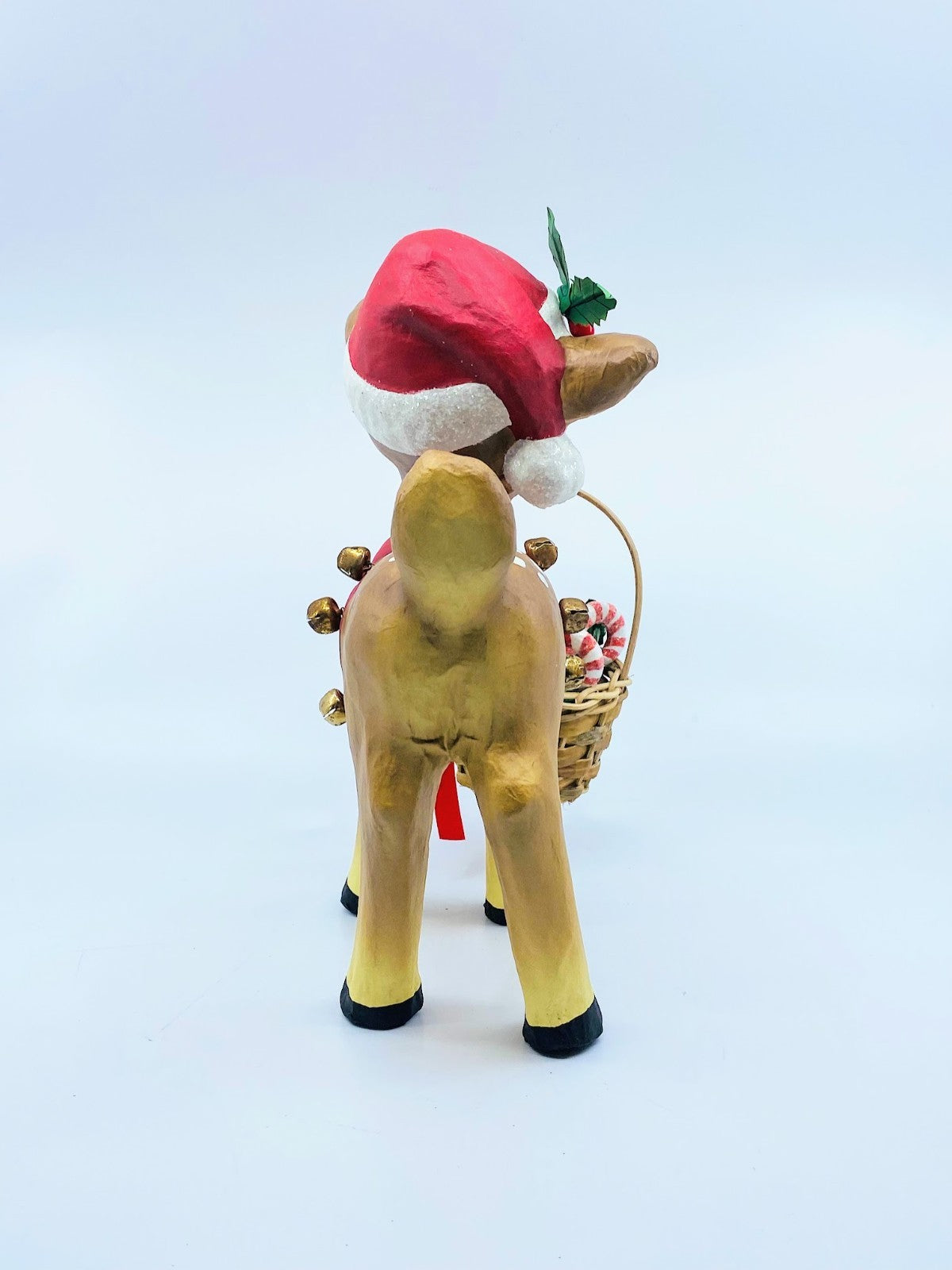 Bethany Lowe Designs: Reindeer Carrying Basket