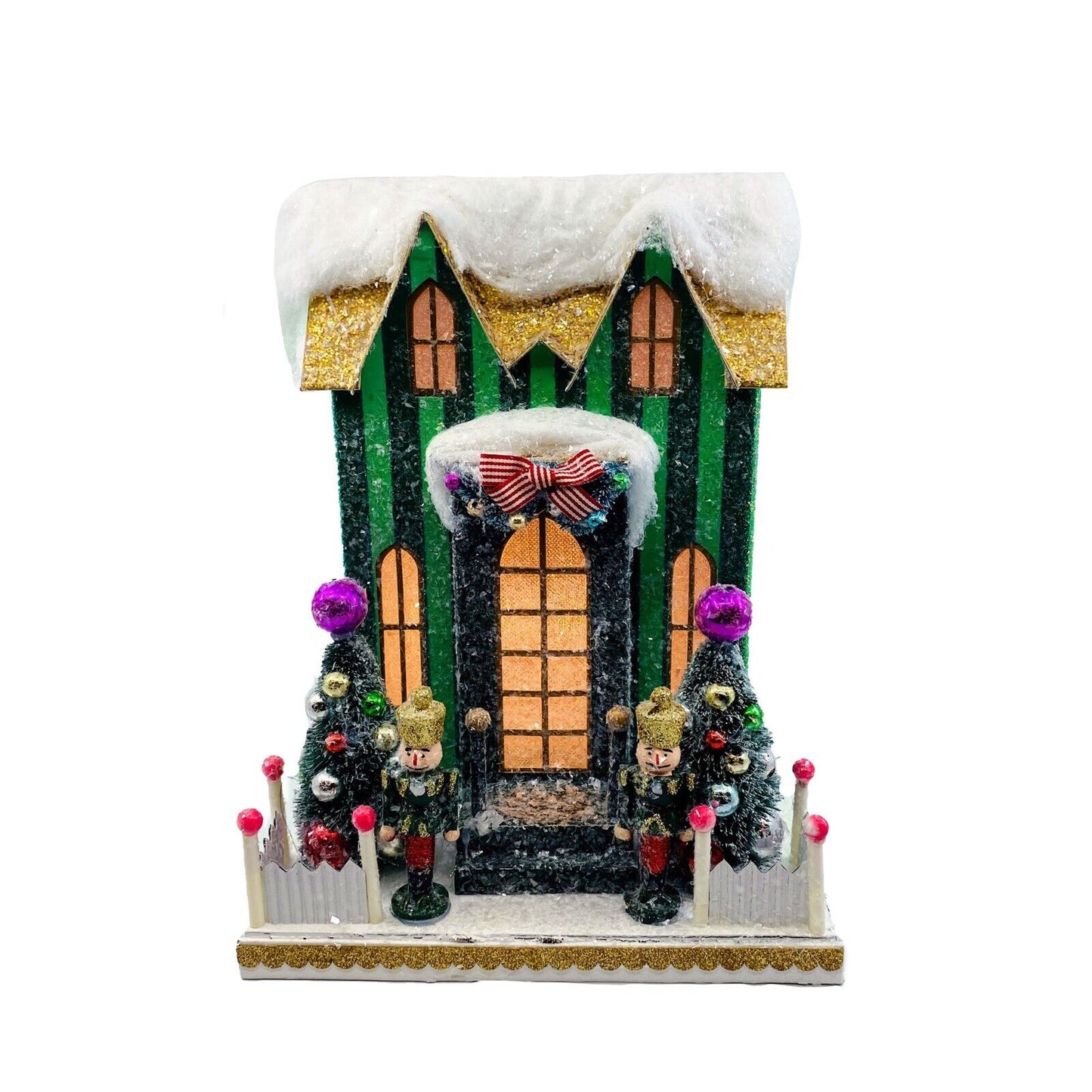 Cody Foster Christmas Light Up Glitter House, House of the Nutcracker, #HOU-342