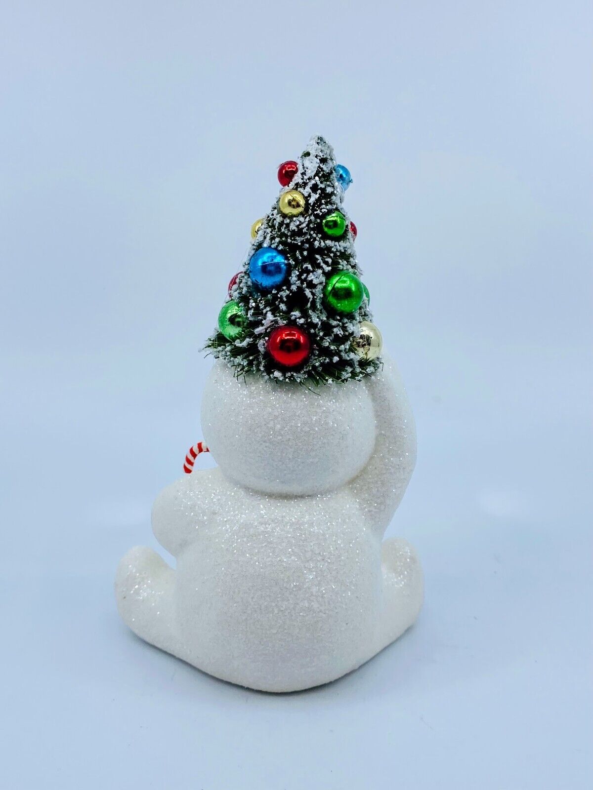 Bethany Lowe Designs: Retro Candy Cane Snowman w/Tree